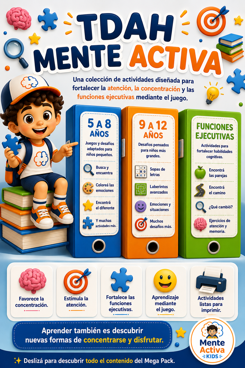 MEGA PACK MENTE ACTIVA KIDS